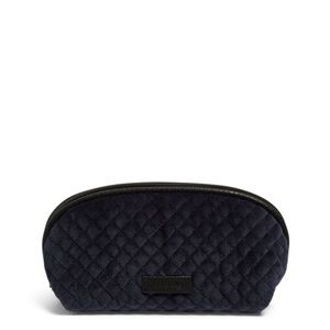 Vera Bradley Iconic Clamshell Cosmetic Bag Navy